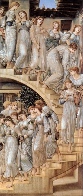 Sir Edward Coley Burne-Jones The Gold Stairs (mk19) Sweden oil painting art